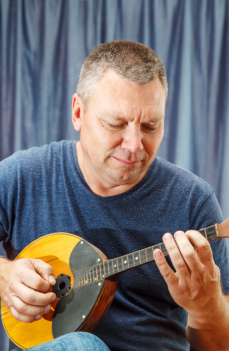 Male Singing on Stage
