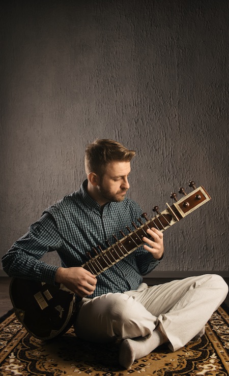 Male Singing on Stage